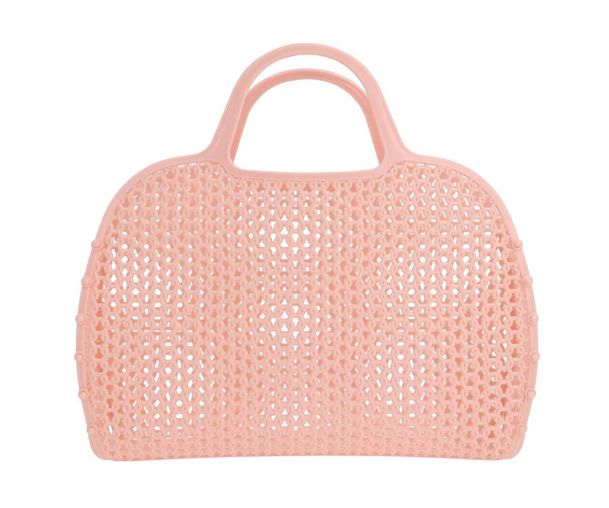 Sac rétro vintage en quartz rose