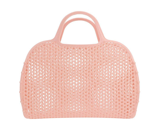 Sac rétro vintage en quartz rose