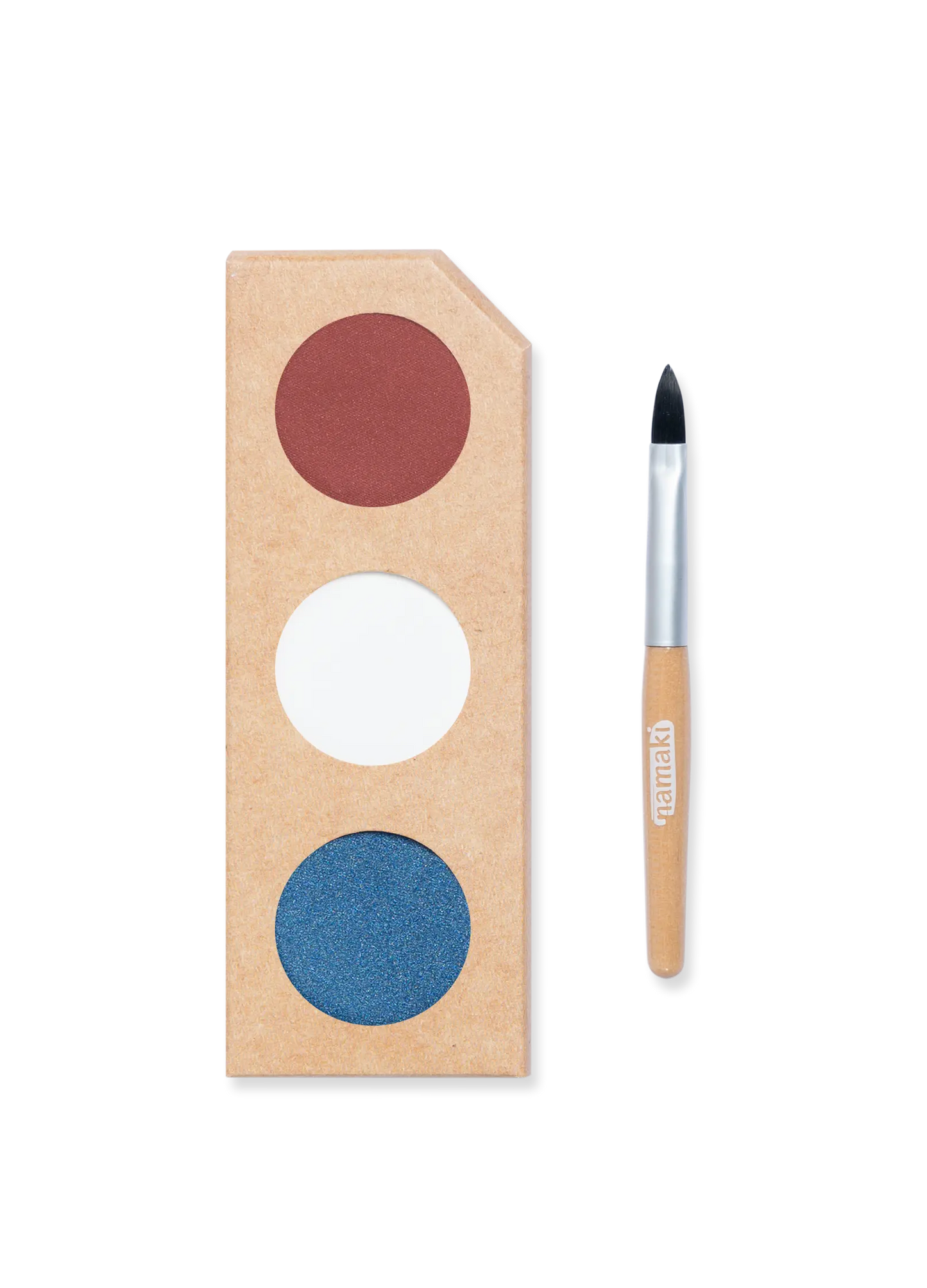 Kit maquillage 3 couleurs - bleu, blanc et rouge