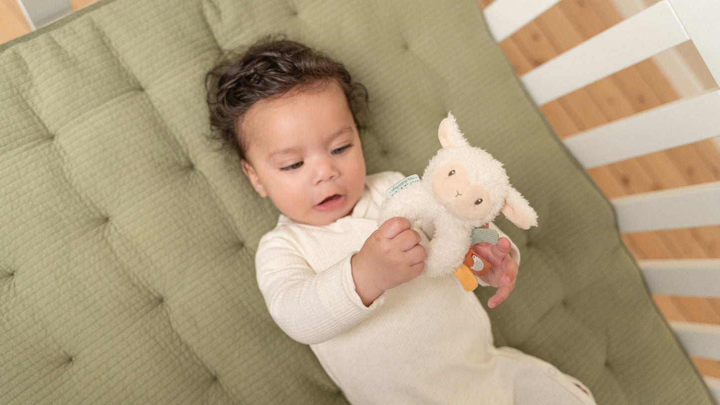 Hochet anneau souple - mouton