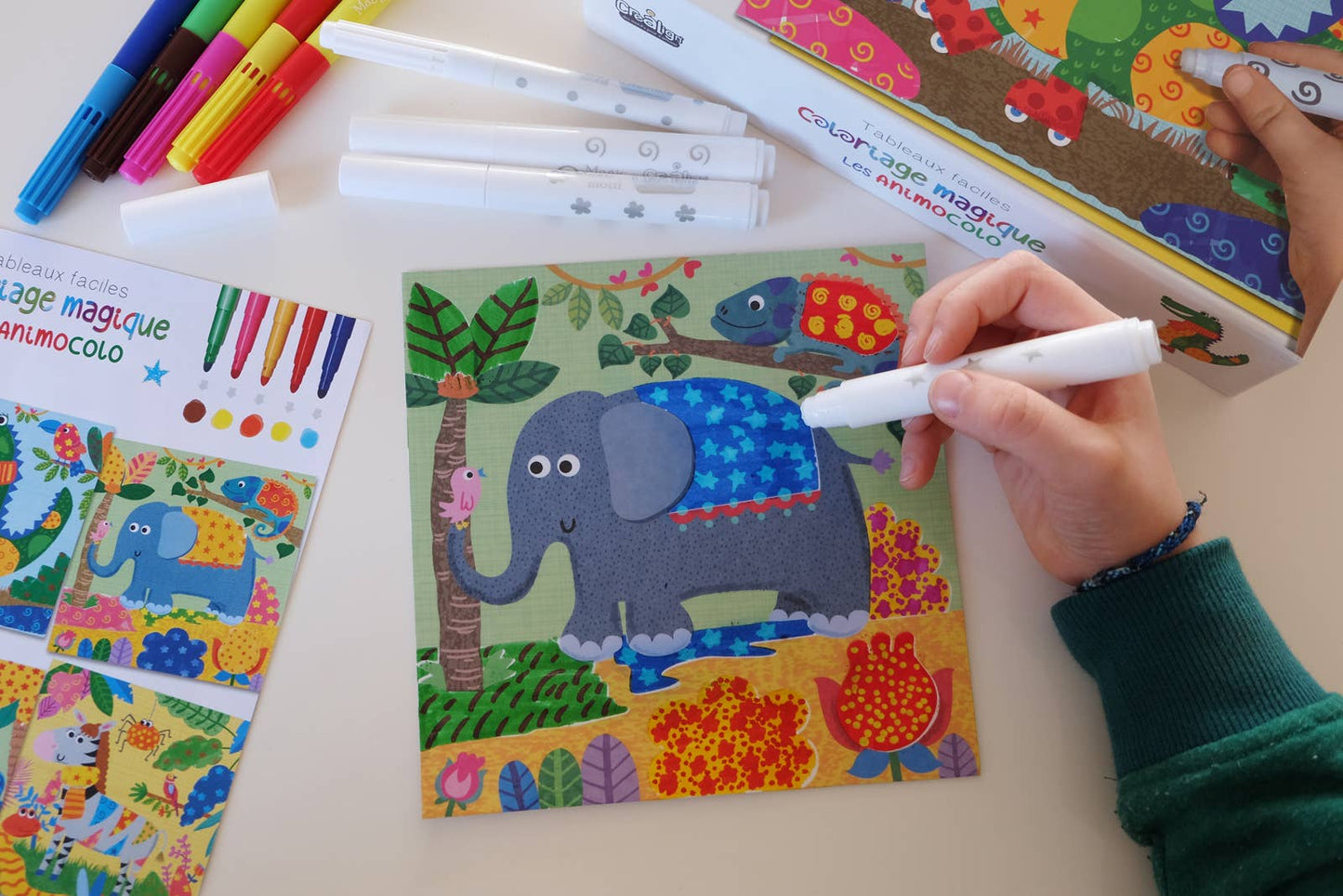 Coloriage magique, Les Animocolo