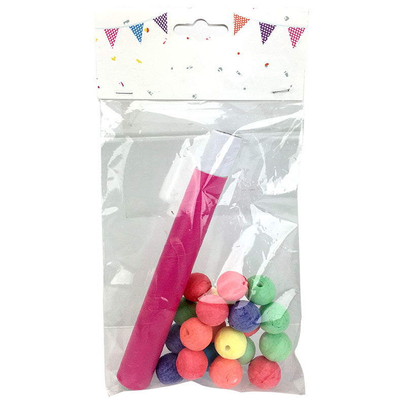 Sachet sarbacane et boules