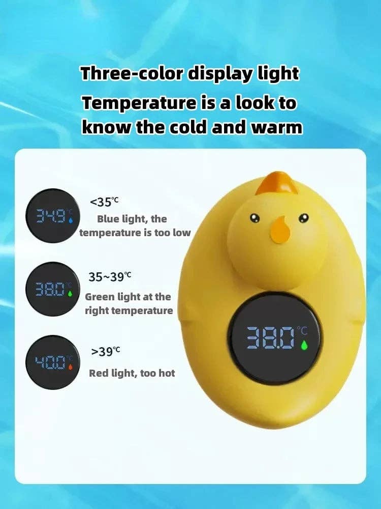 Thermomètre de bain pour bébé Little Yellow Duck