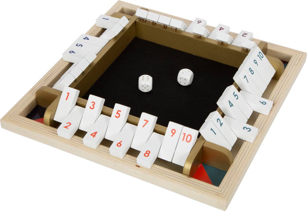 Jeu de dés Shut the Box "Gold Edition"