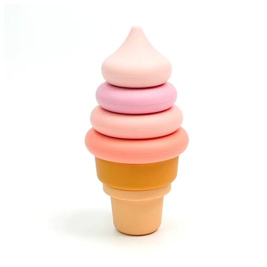 Jouet d'éveil Montessori - Glace Empilable Silicone