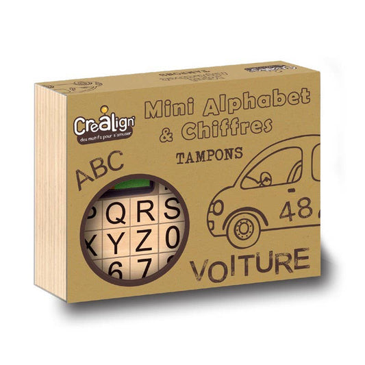 Mini alphabet tampons