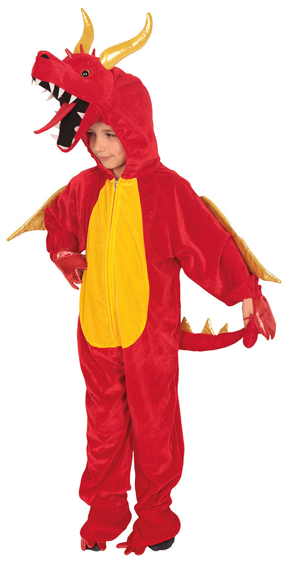 Déguisement dragon rouge