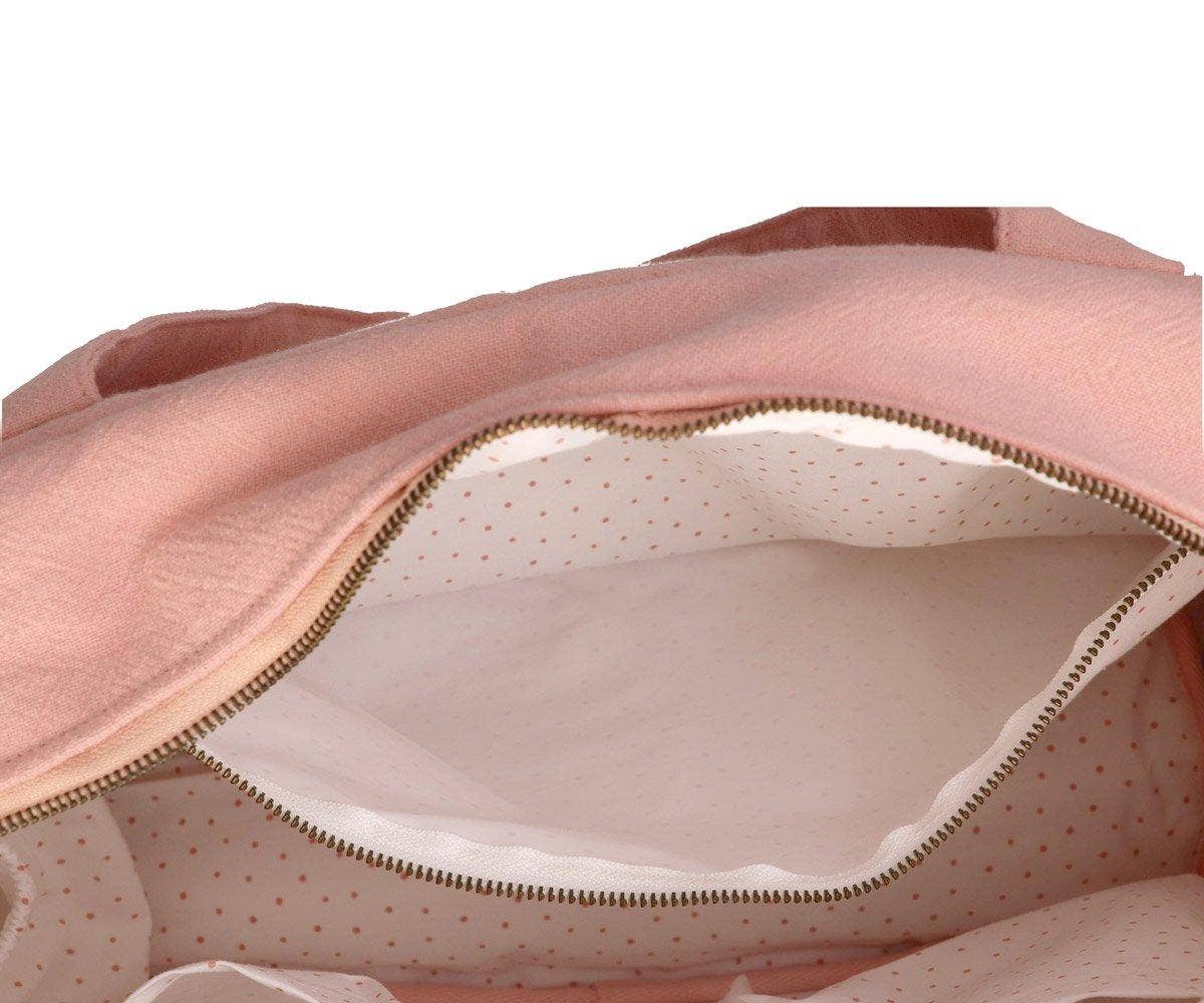 Sac de voiture pour bébé en coton marron