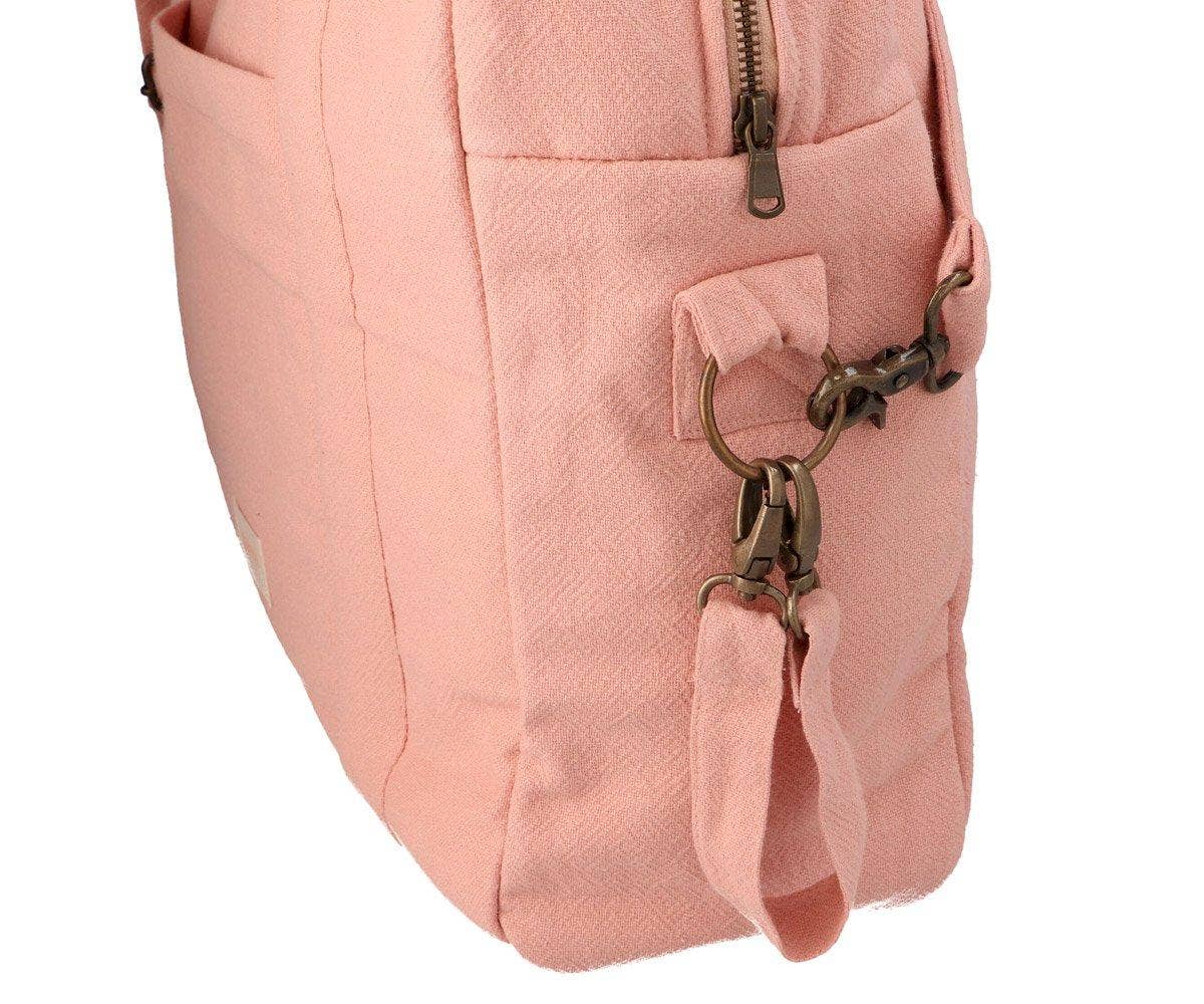 Sac de voiture pour bébé en coton rose