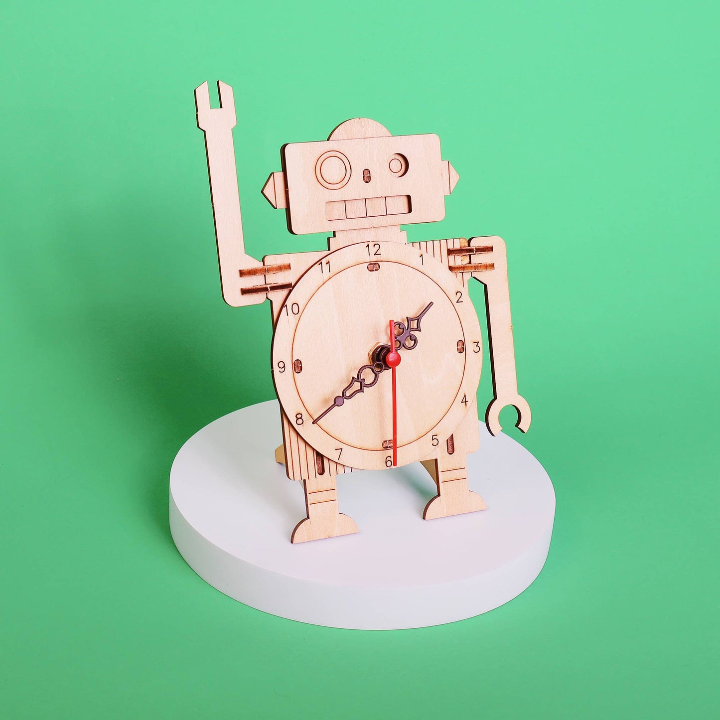 Kit DIY d’horloge robot, jouet éducatif STEM pour enfants