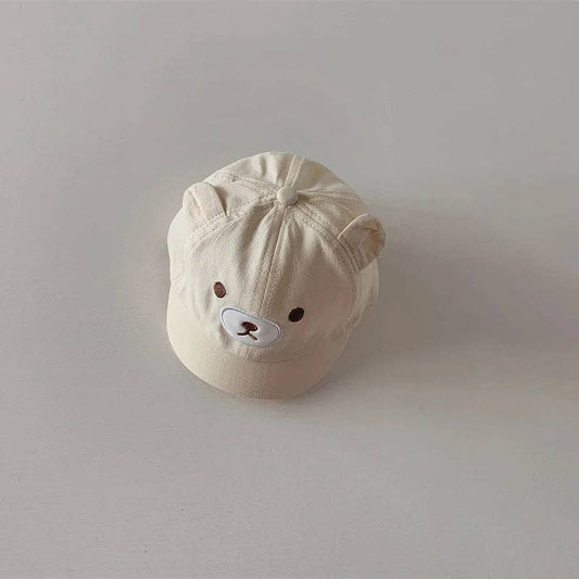 Casquette pour bébé crème