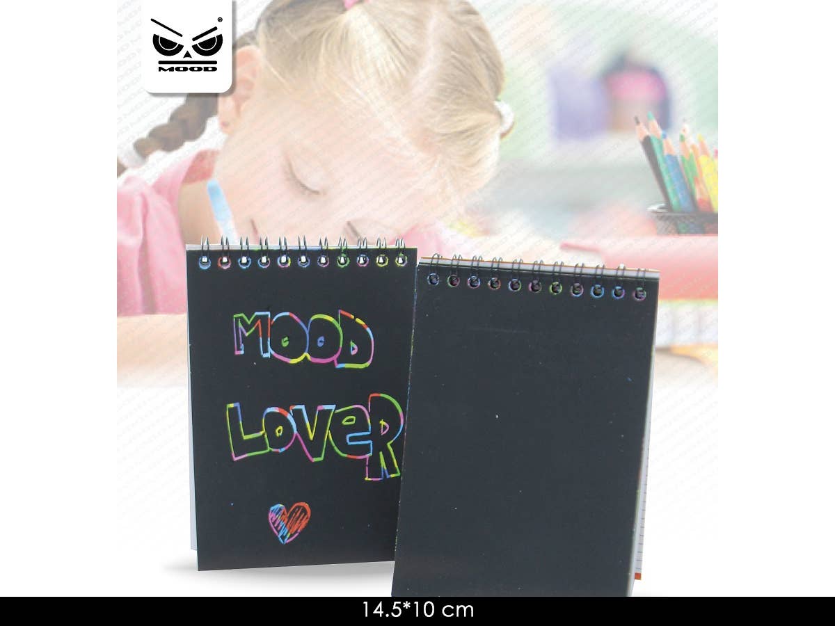 Carnet de notes à gratter Plus. S