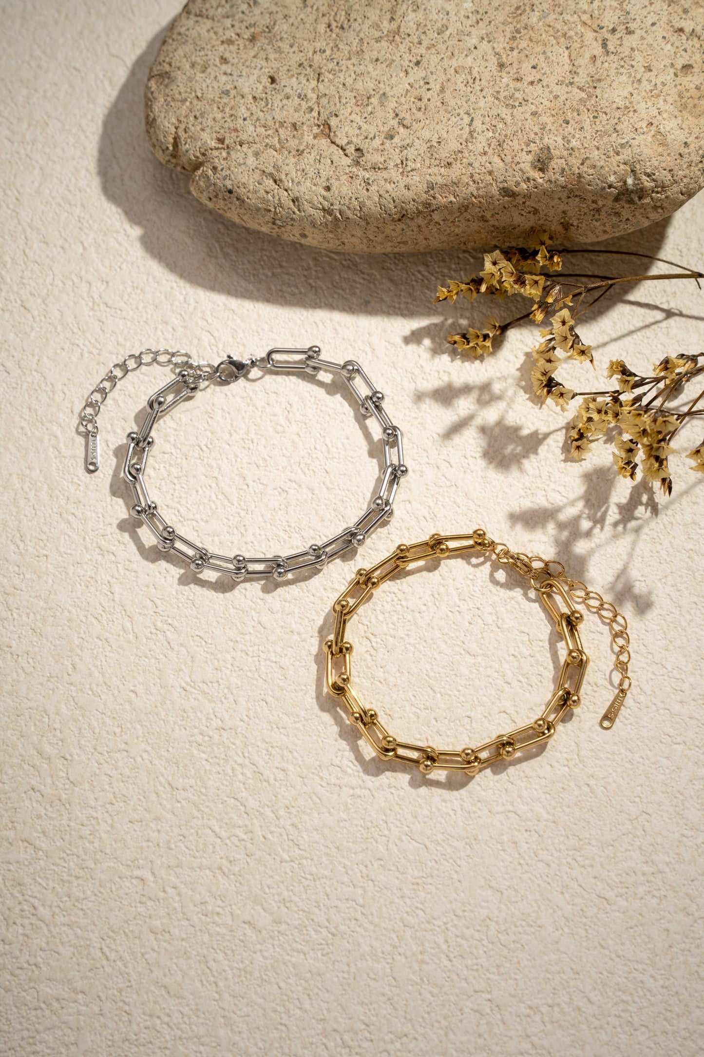Bracelet en Acier inoxydable en maillon