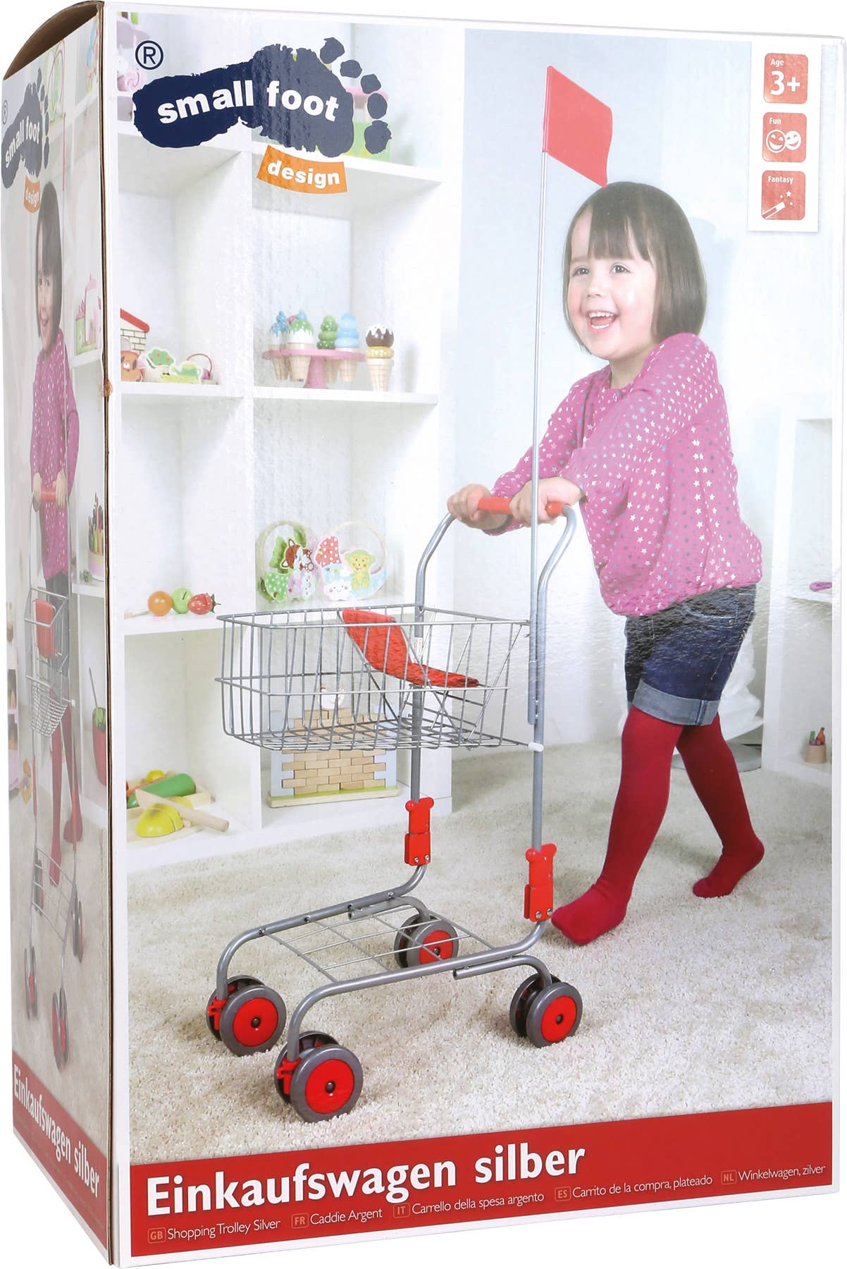Caddie de supermarché pour poupée