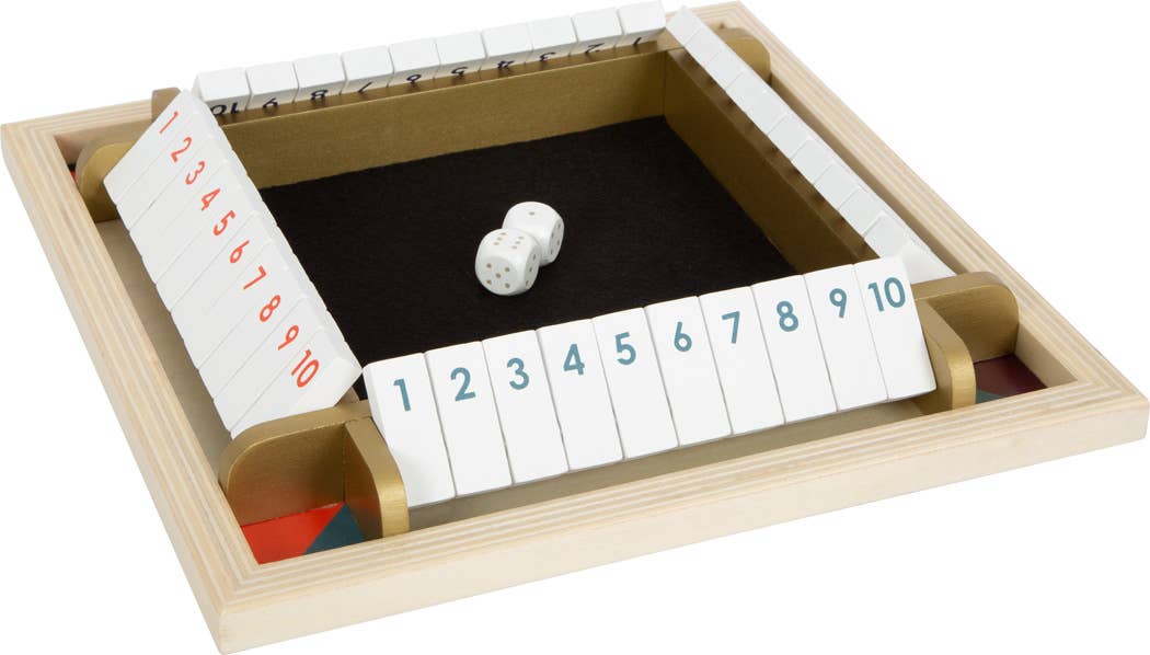 Jeu de dés Shut the Box "Gold Edition"