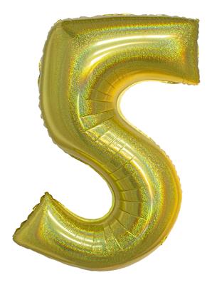 Ballon géant chiffre Or