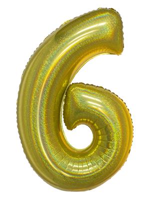 Ballon géant chiffre Or