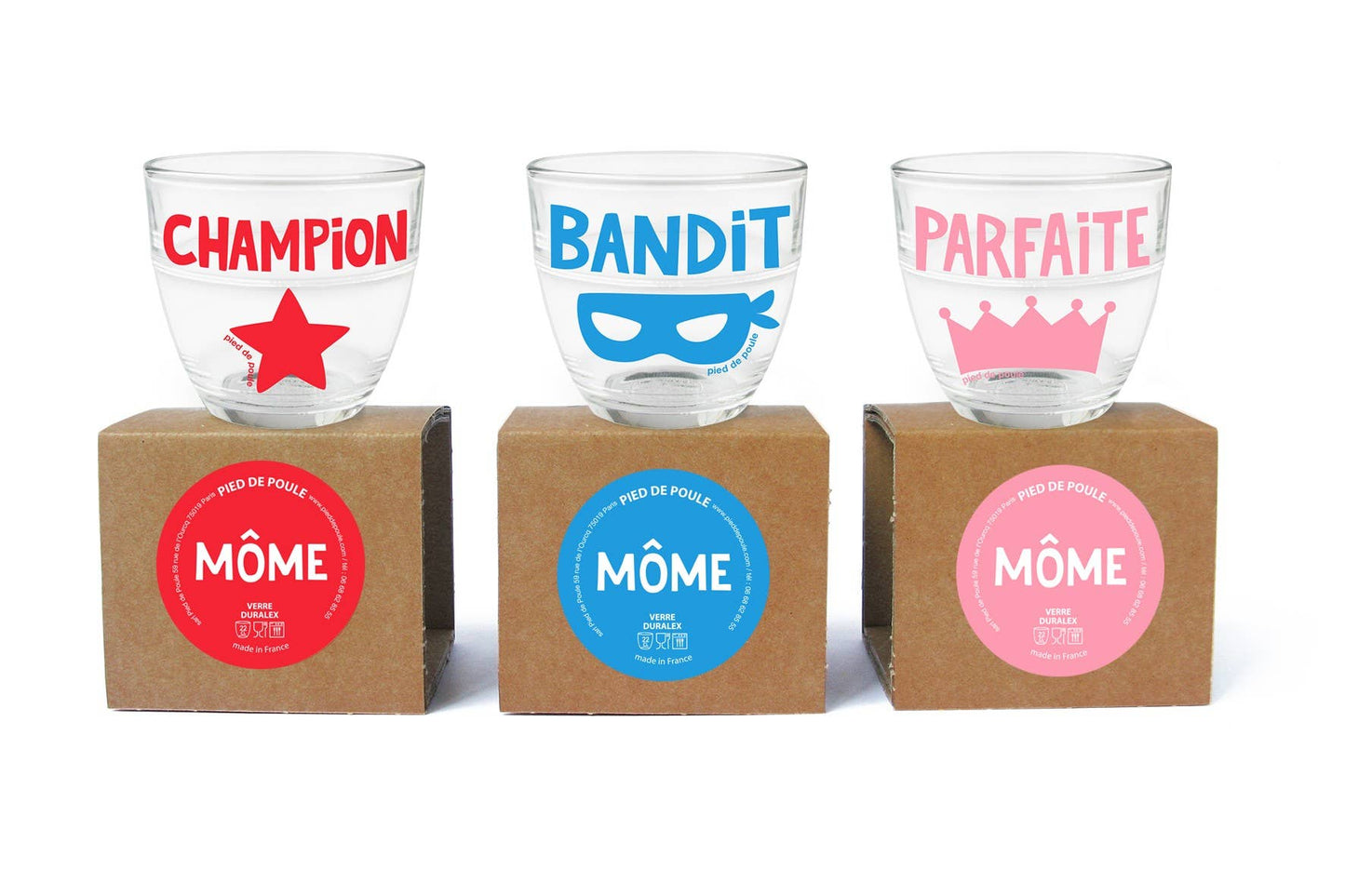 Verre Duralex - "BANDIT"