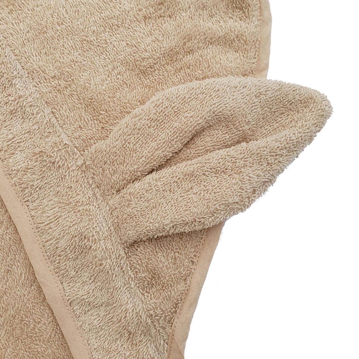 Serviette à capuche biologique pour bébé Rabbit Sand
