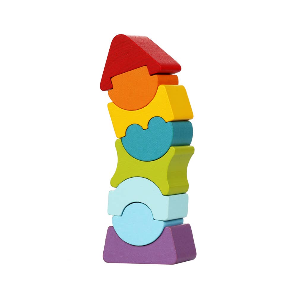 Cubika Tour Flexible en Bois 8 Pcs