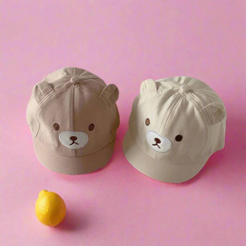 Casquette pour bébé crème