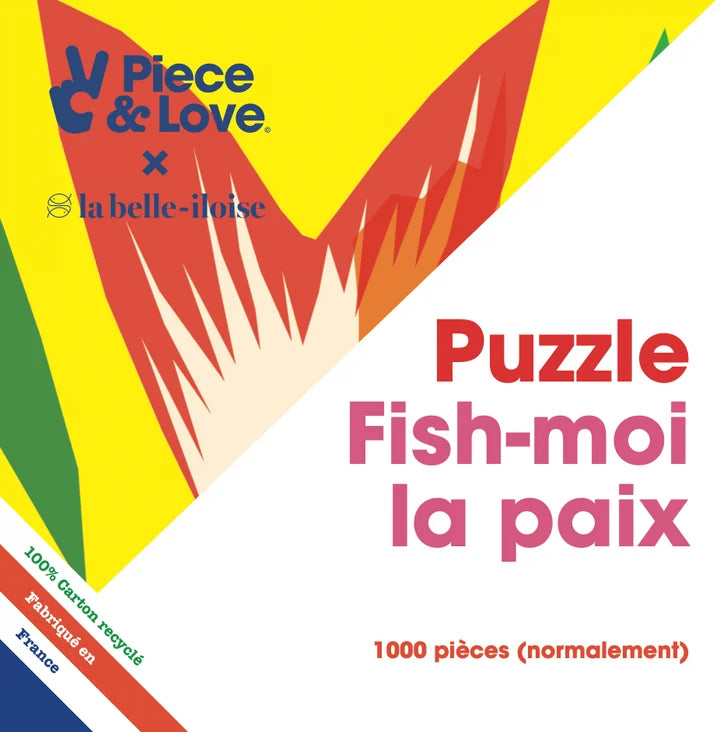 Puzzle :" Fish moi la Paix" 1 000 pièces
