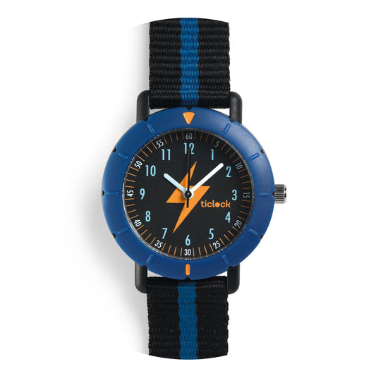 Montre flash bleu