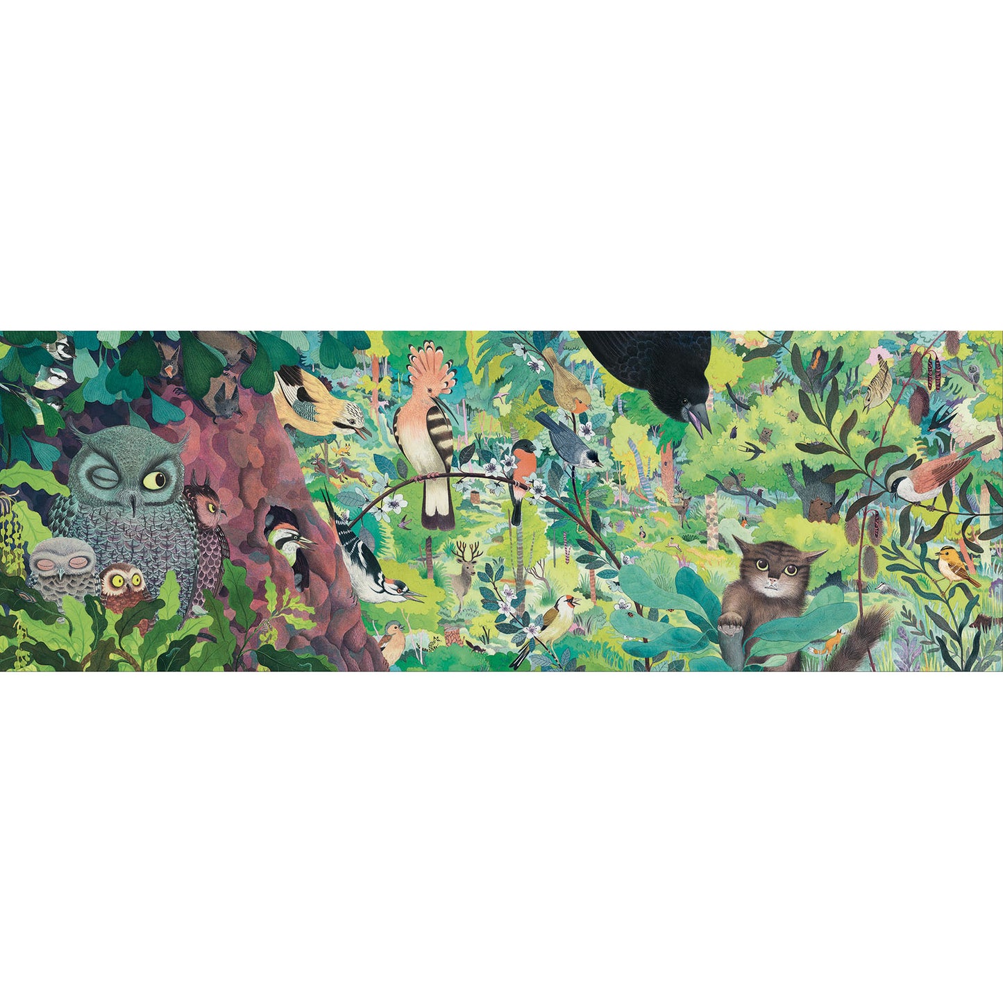 Puzzle chouette & oiseaux 1 000 pièces