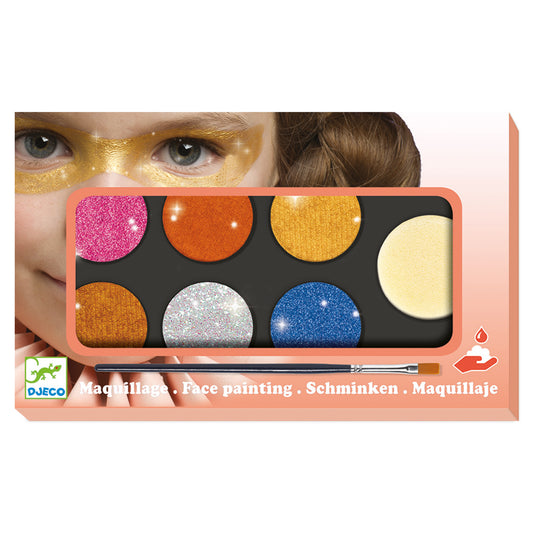 Palette 6 couleurs - paillettes