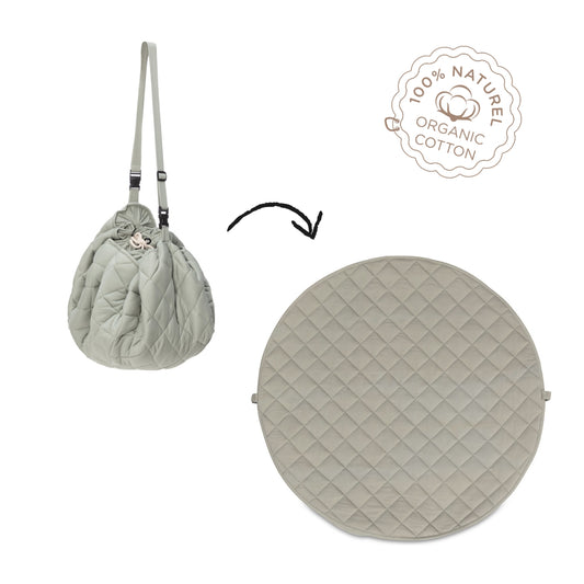 Tapis d'éveil coton bio - vert