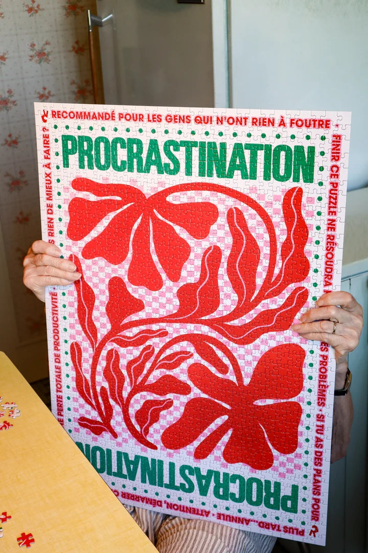 Puzzle :"Procrastination" 1 000 pièces