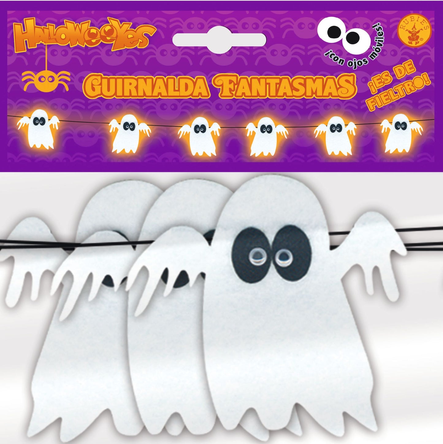 Guirlande fantôme feutrine