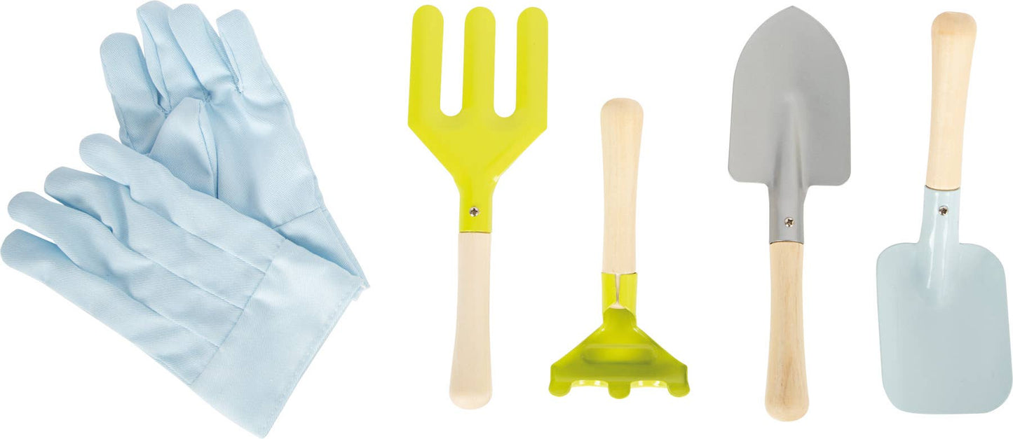 Tablier de jardin avec outils de jardin