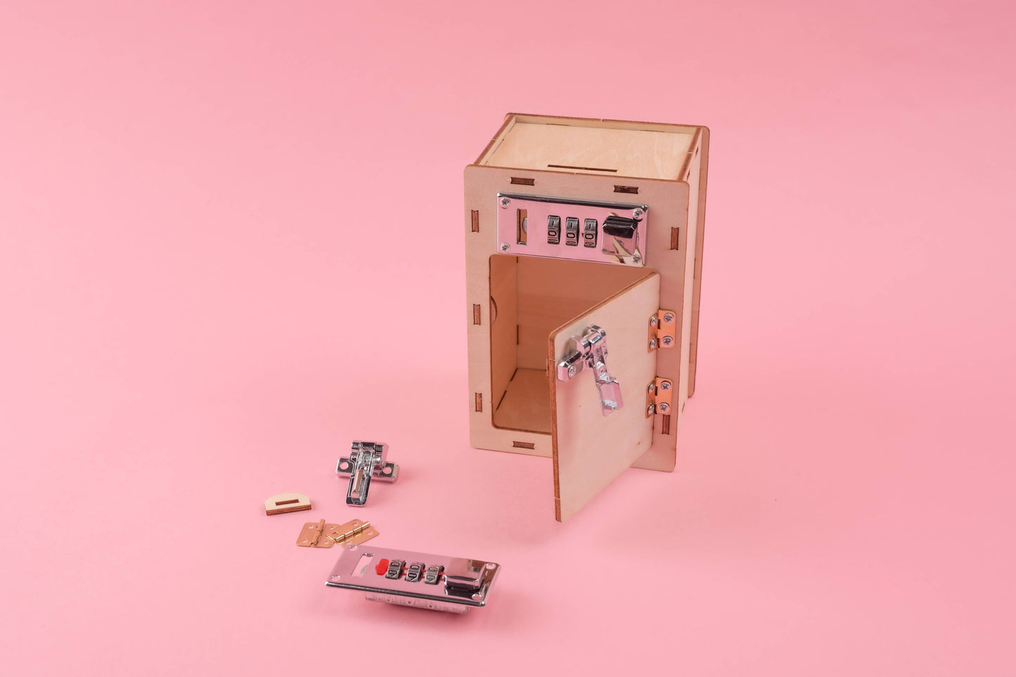 Kit de bricolage avec boîte de verrouillage à combinaison, kit de bricolage pour jouets éducatifs STEM