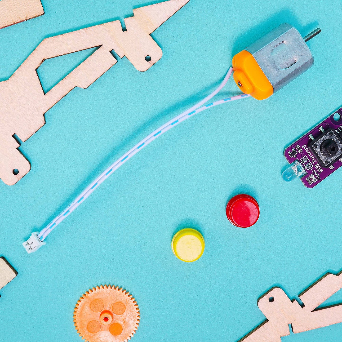 Kit voiture télécommandée à infrarouge à construire soi-même, jouet éducatif STEM