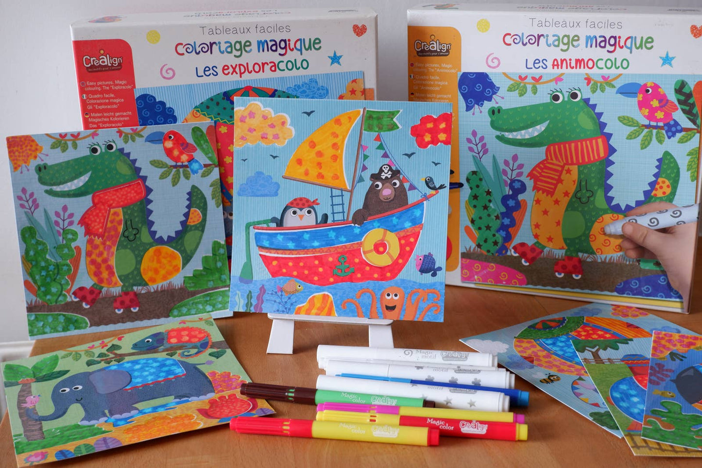 Coloriage magique, Les Exploracolo