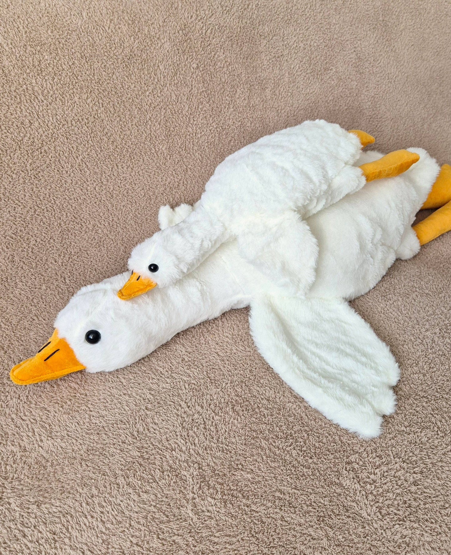 Peluche Gilly Goose – Oie douce en peluche 50 cm | Cadeau de maternité idéal