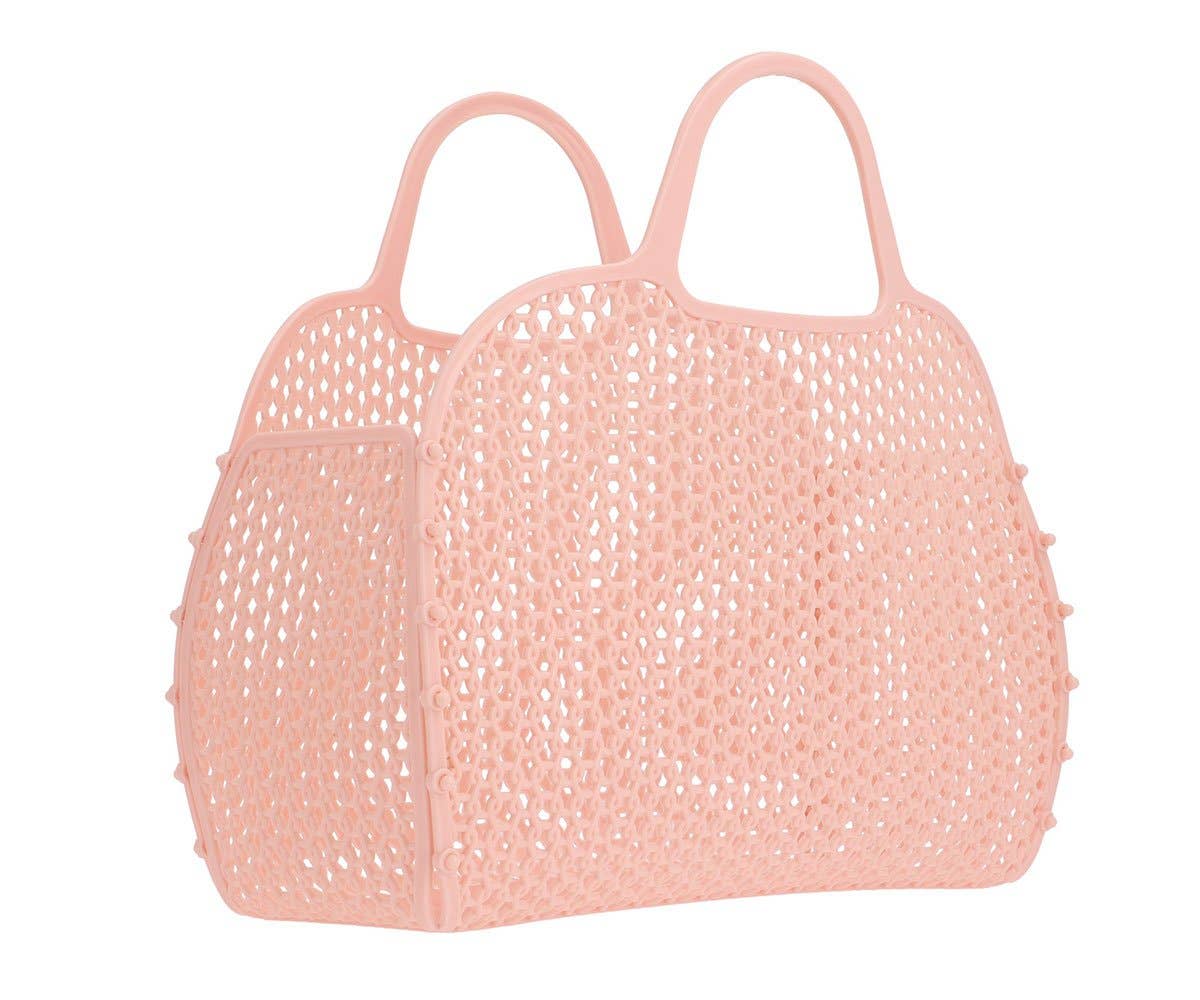 Sac rétro vintage en quartz rose