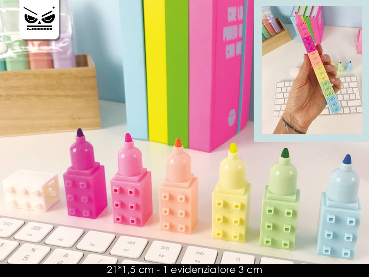 Ensemble Maxi Highlighter Brick, 6 pièces