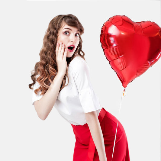Ballon coeur rouge