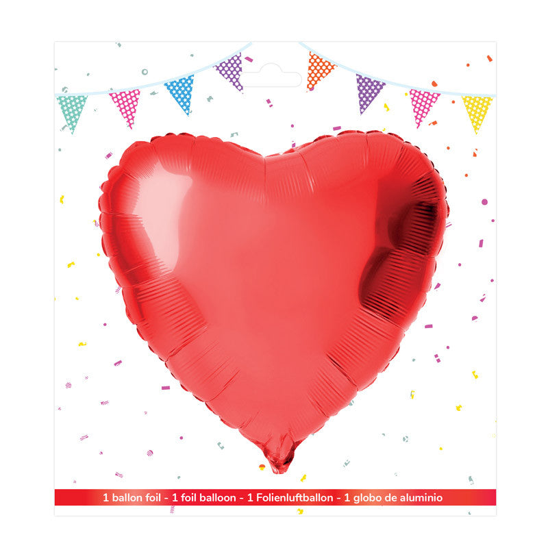 Ballon coeur rouge