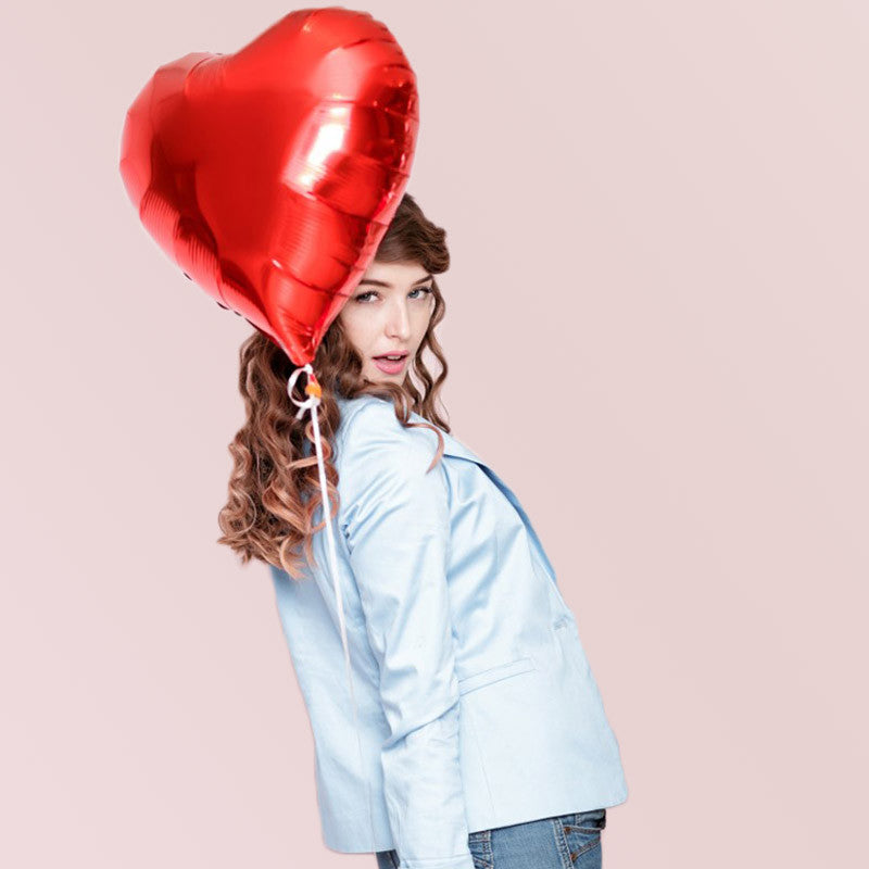 Ballon coeur rouge