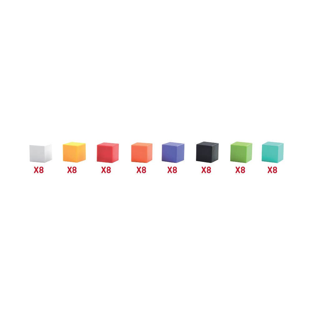 Jeu de 64 Cubes Magnétiques