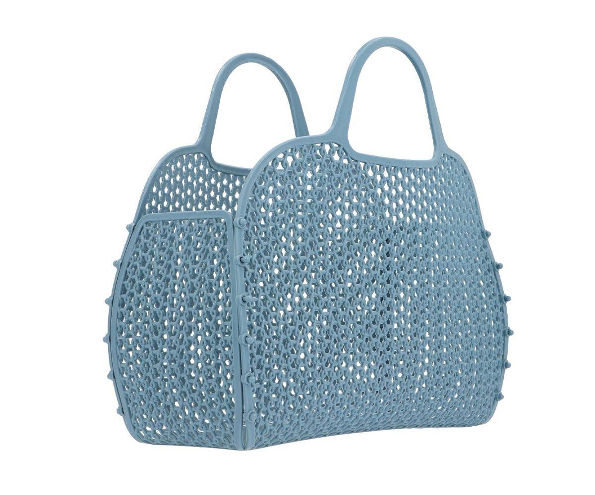 Sac rétro bleu vintage