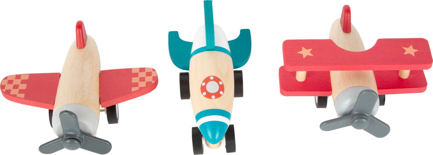 Set d'avions à rétrofriction