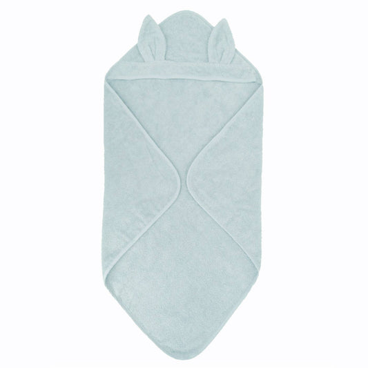 Serviette à capuche bio pour bébé Rabbit Sapphire