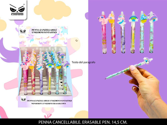 Stylo effaçable Fantastic Unicorns