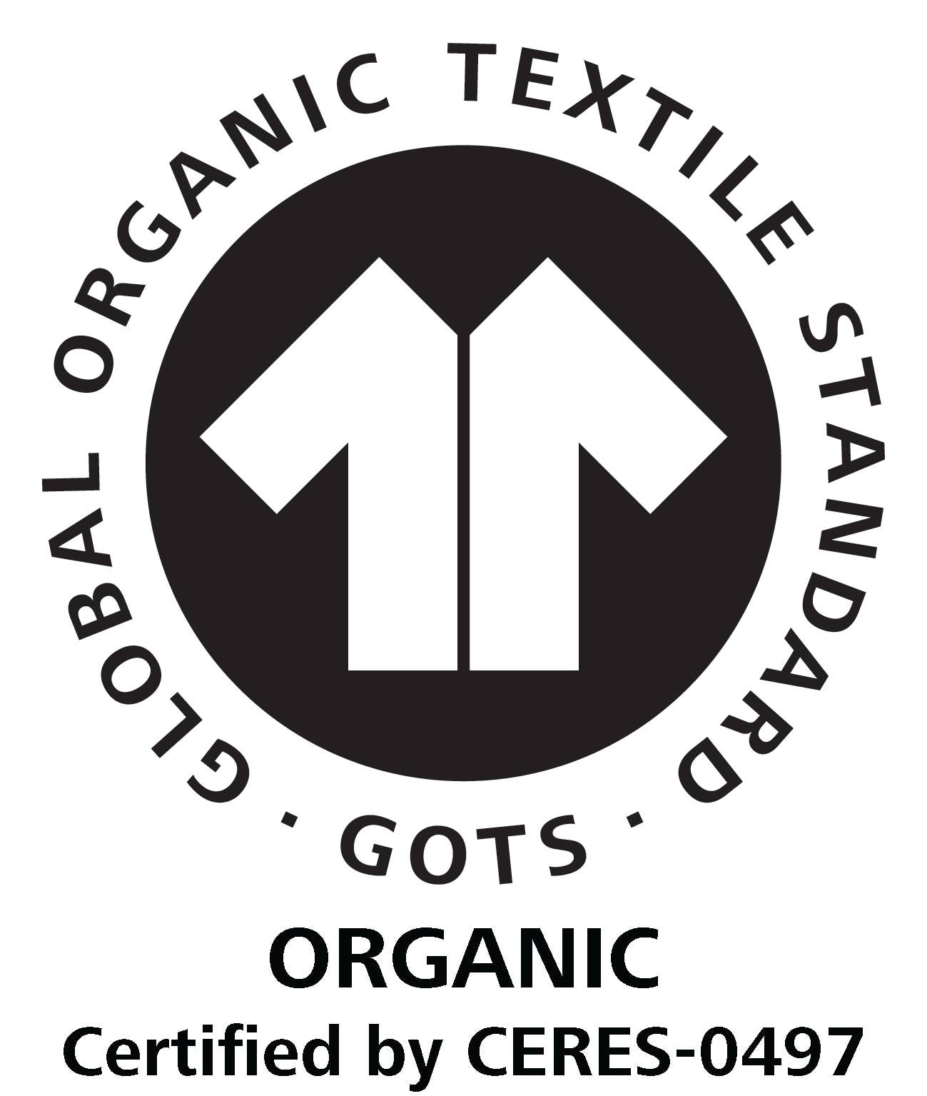 Couverture en coton bio grise