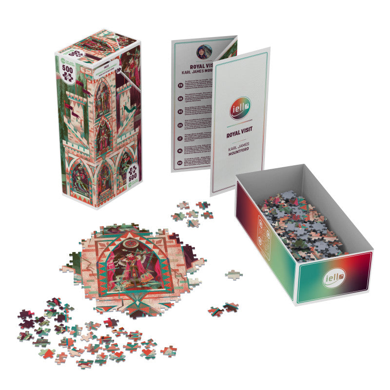 Puzzle twist - Visite royale 500 pièces