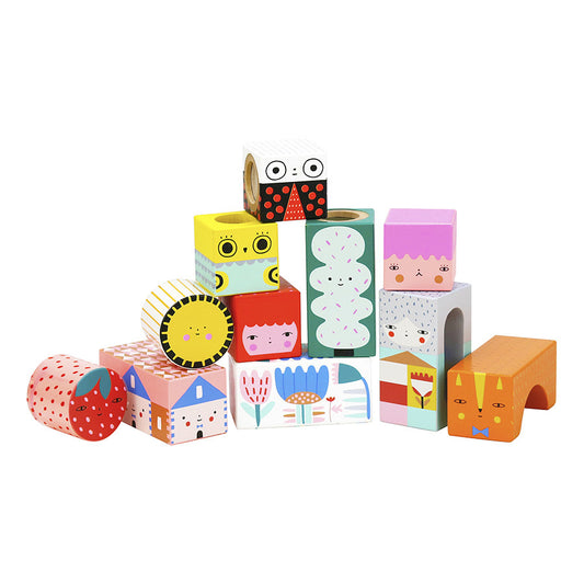 Cubes sonores en bois